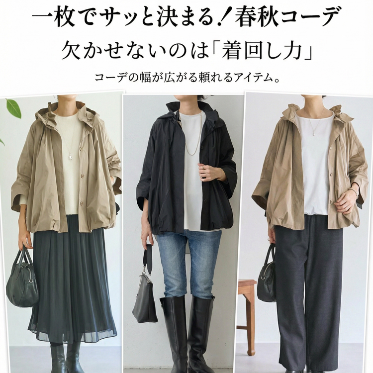 高級感バルーンブルゾン