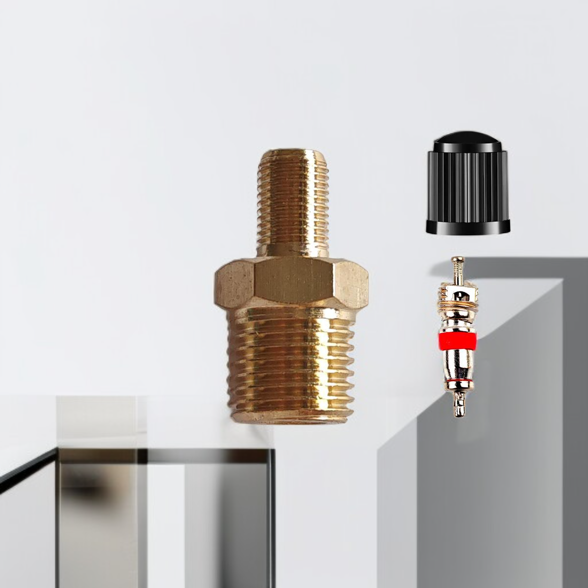 Automobile tire valve core