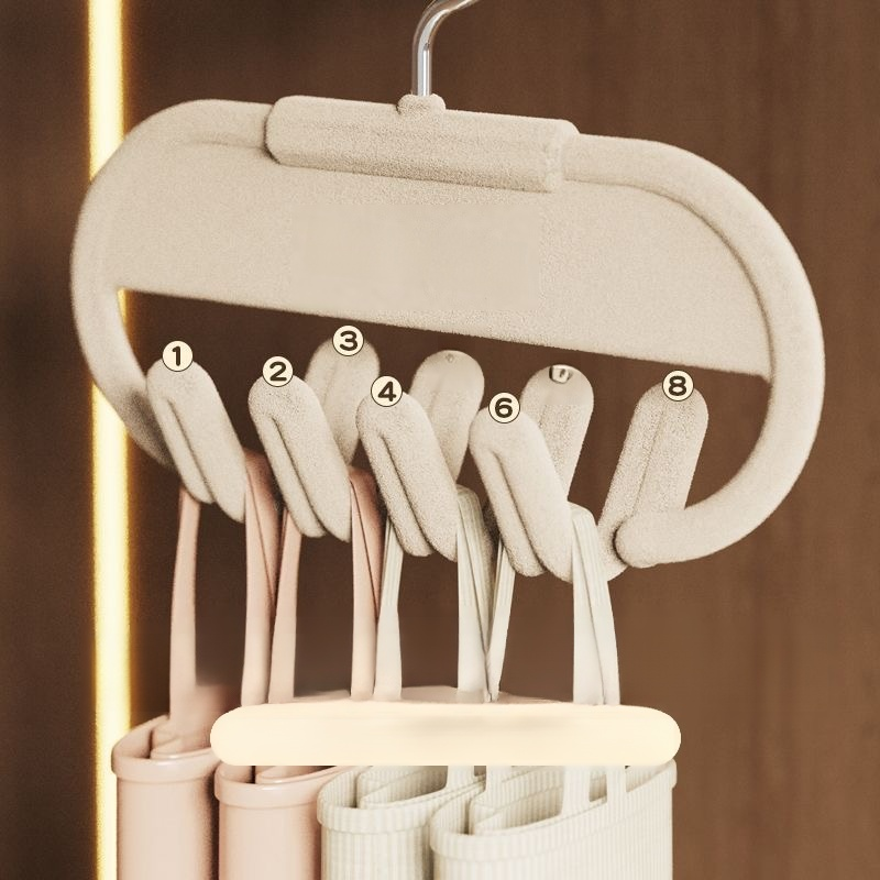 ミニ衣類ハンガー多機能収納ラック