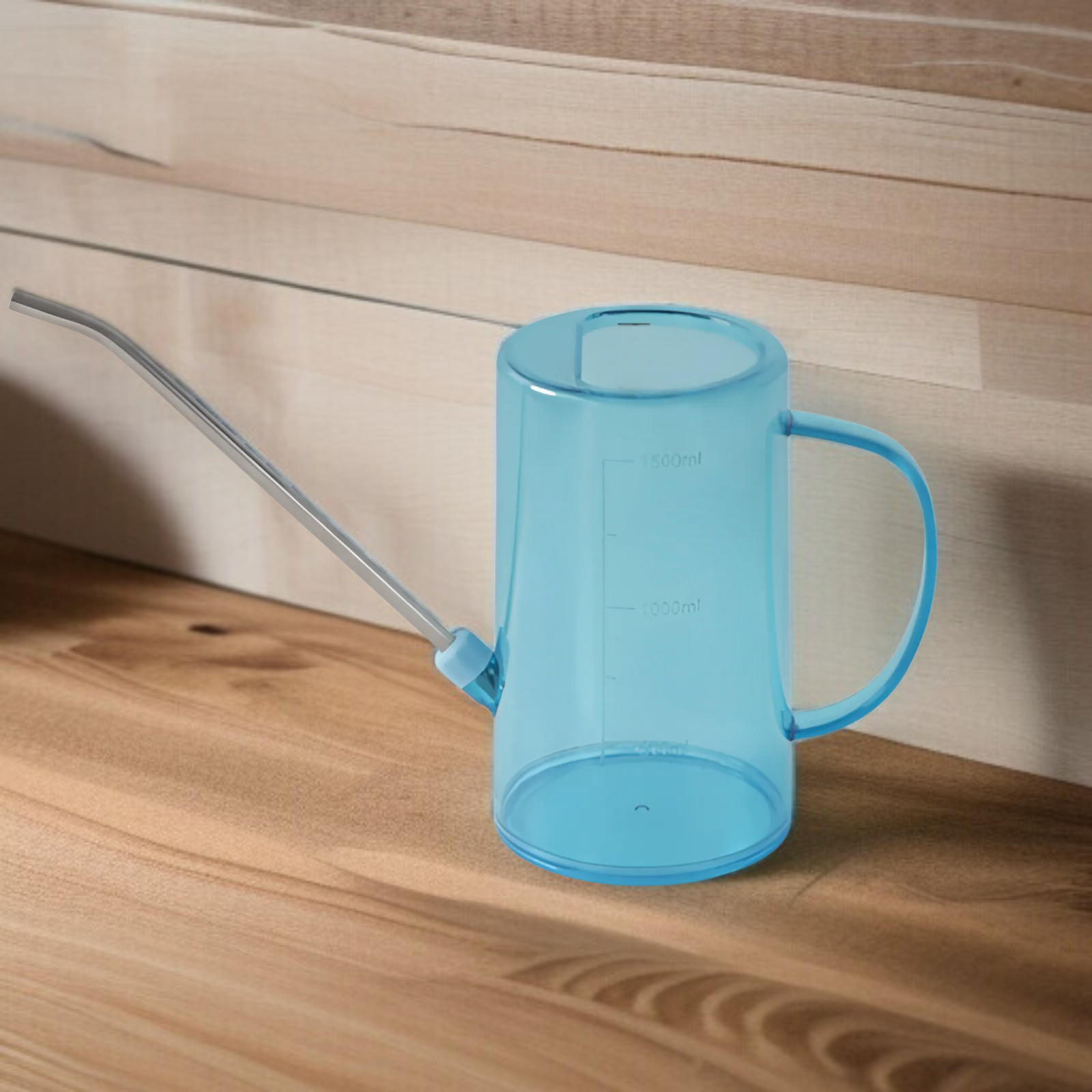 Stainless steel long mouth watering kettle transparent with scale watering kettle home gardening wat