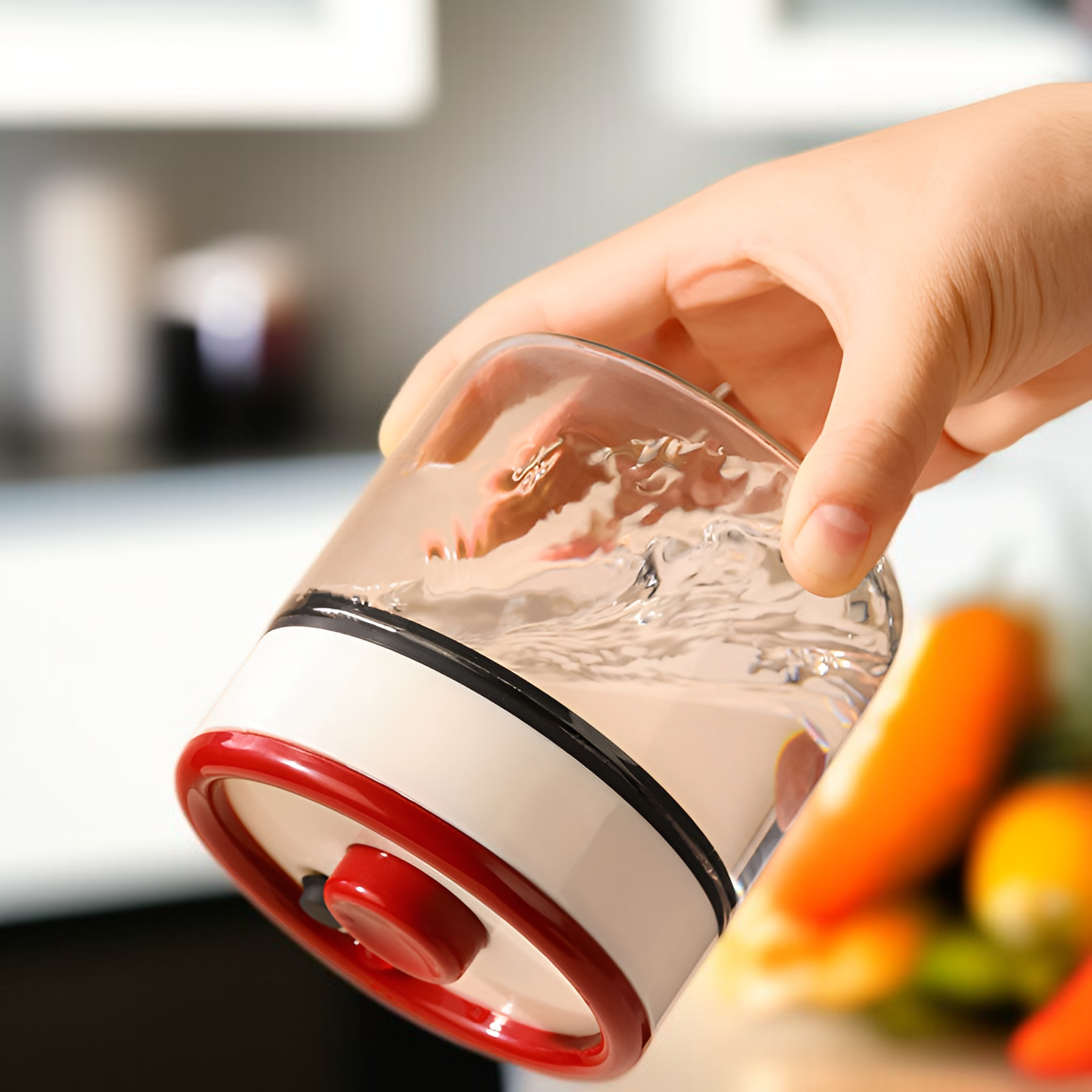 Recipiente hermético para granos de café