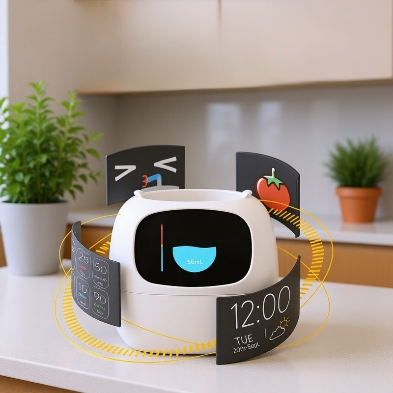 Kreative Blumenvase mit smarten Funktionen