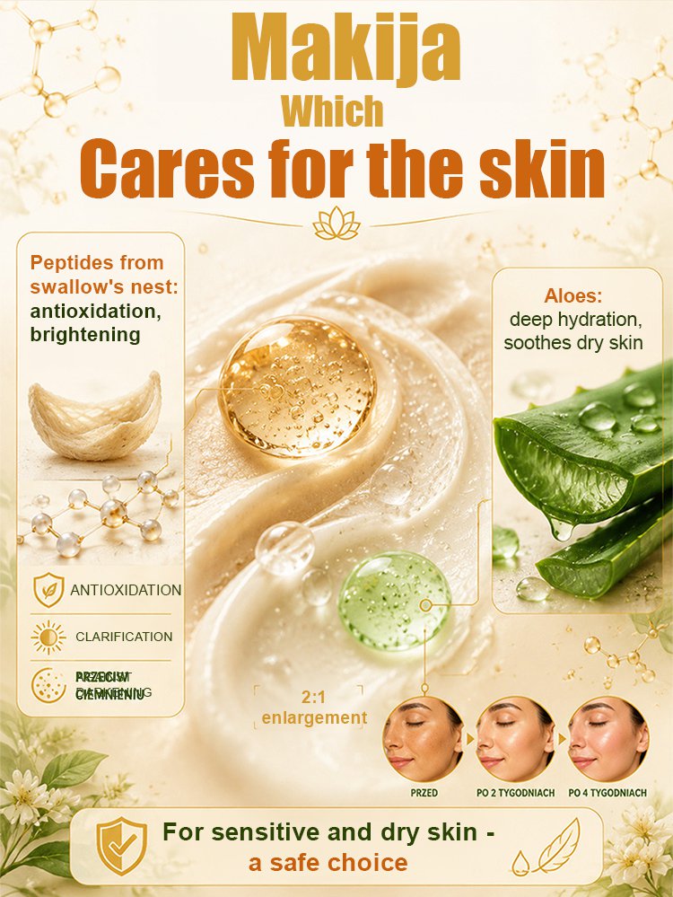 Bird's Nest Peptide High-Coverage BB Cream - 24H Waterproof Wear & Deep Aloe Hydration
