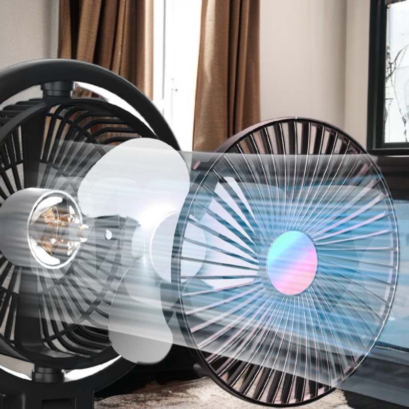 소형 휴대용 무음 탁상 선풍기, USB 충전 다기능 사무실 선풍기