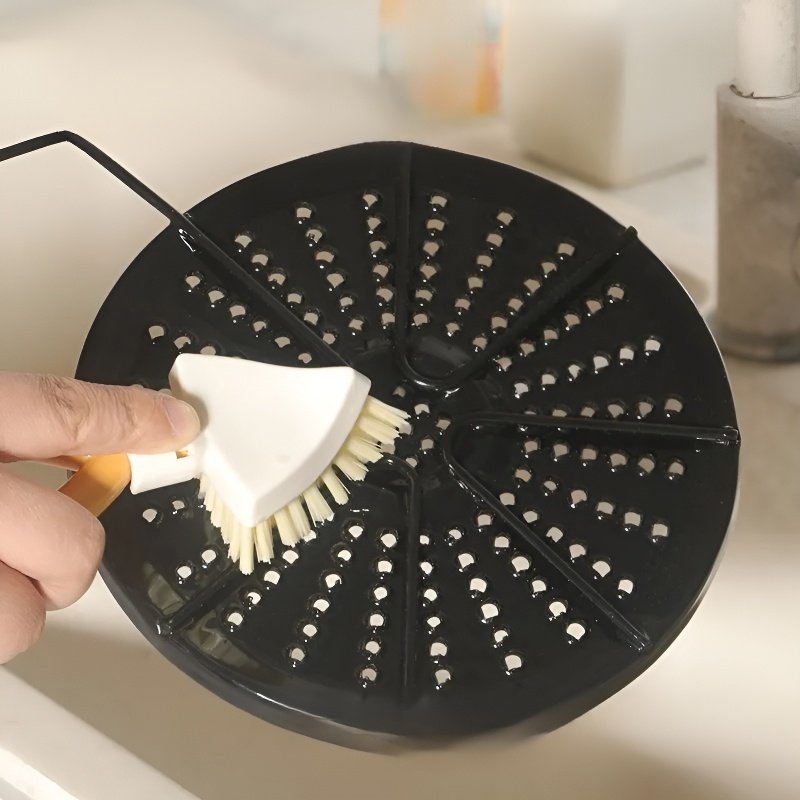 Foldable No-Dead-Angle Triangle Cleaning Brush