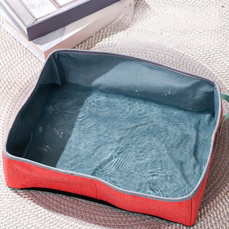 Semi-Enclosed Foldable Cat Litter Box
