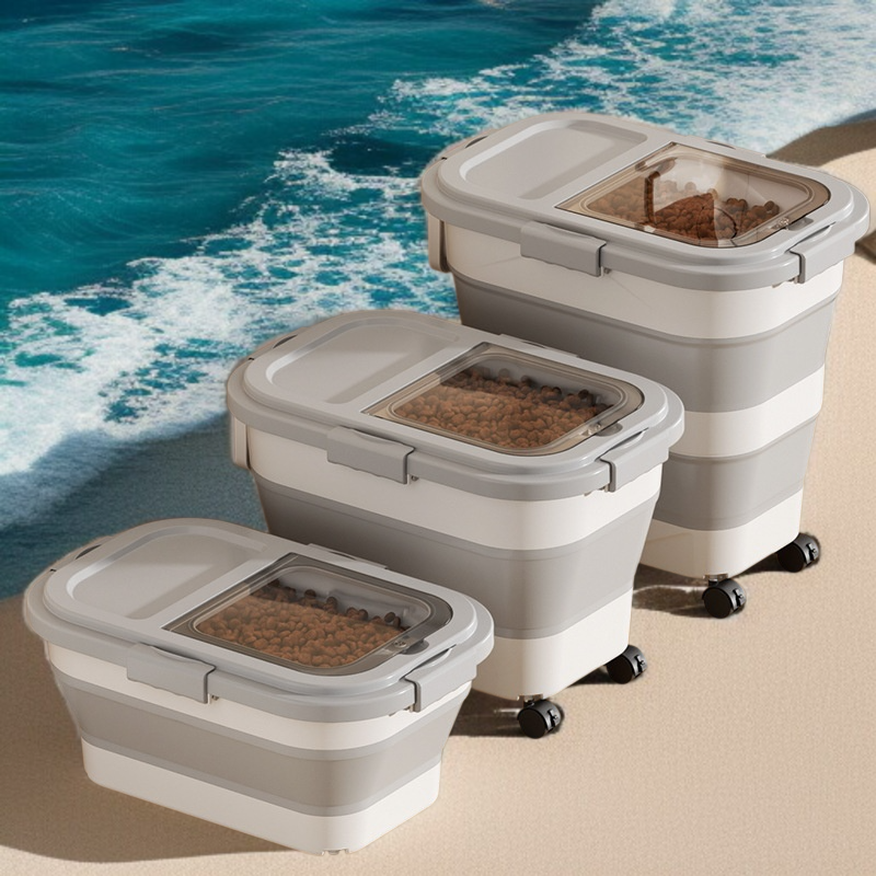 곡물보관수납함 곡물보관함 밀폐접이식방습수납함