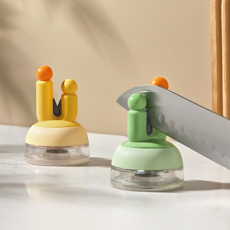 多功能吸盤磨刀石家用廚房快速磨刀器