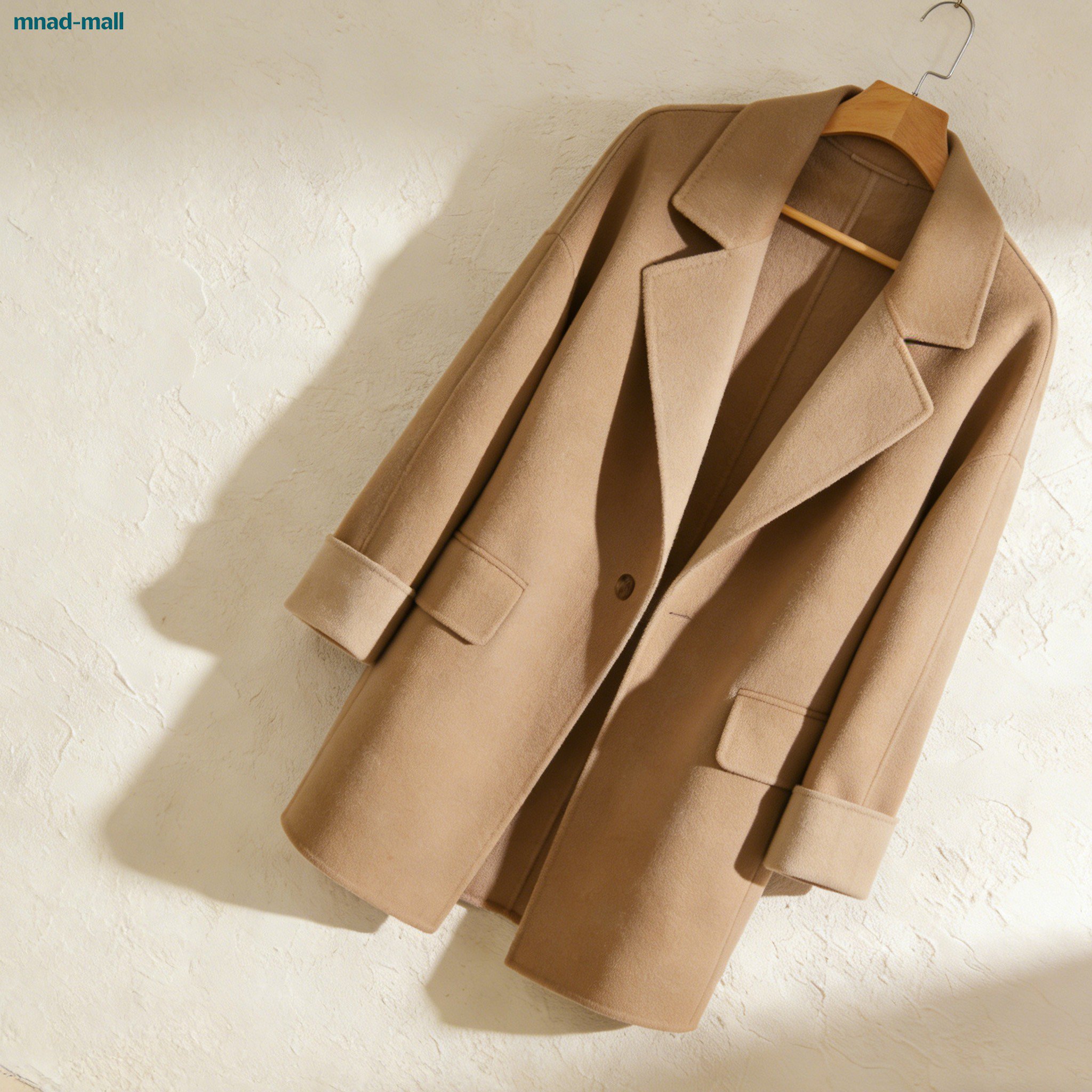 여성용 중간 길이 트렌치 코트