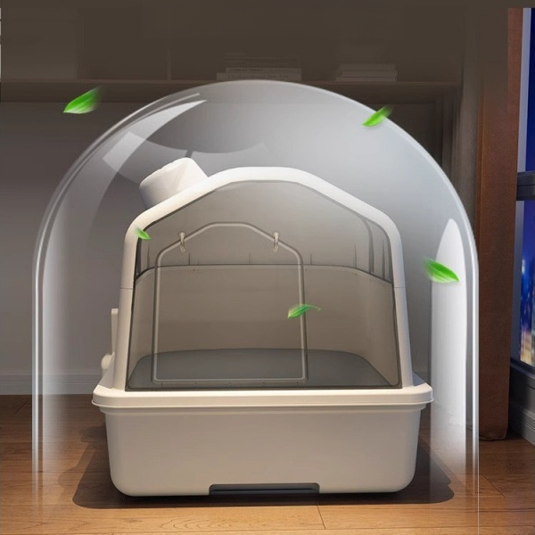 Bac à litière extra large pour chat