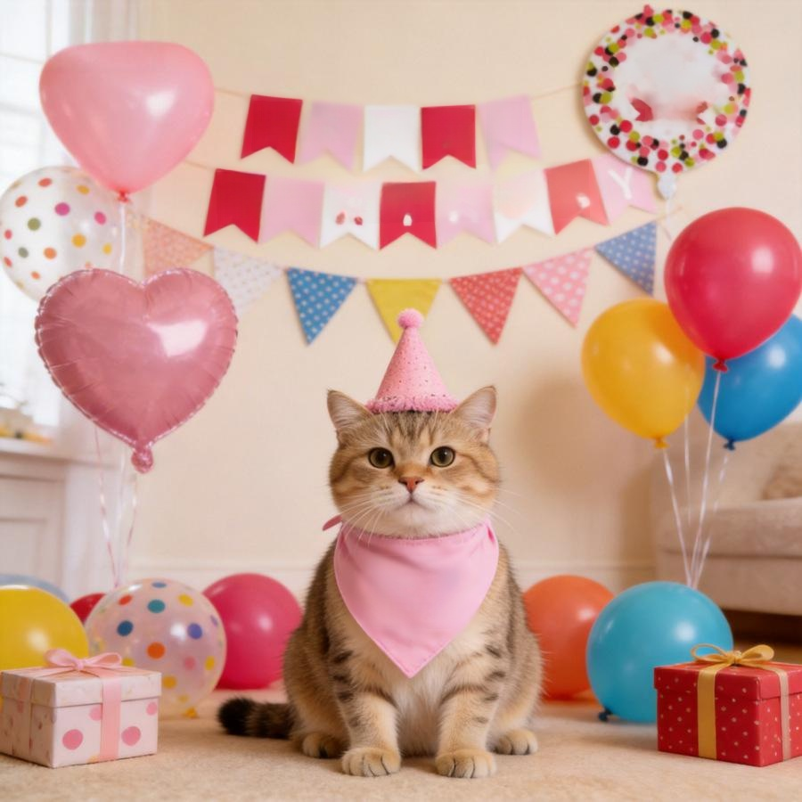 Set de cumpleaños para mascotas
