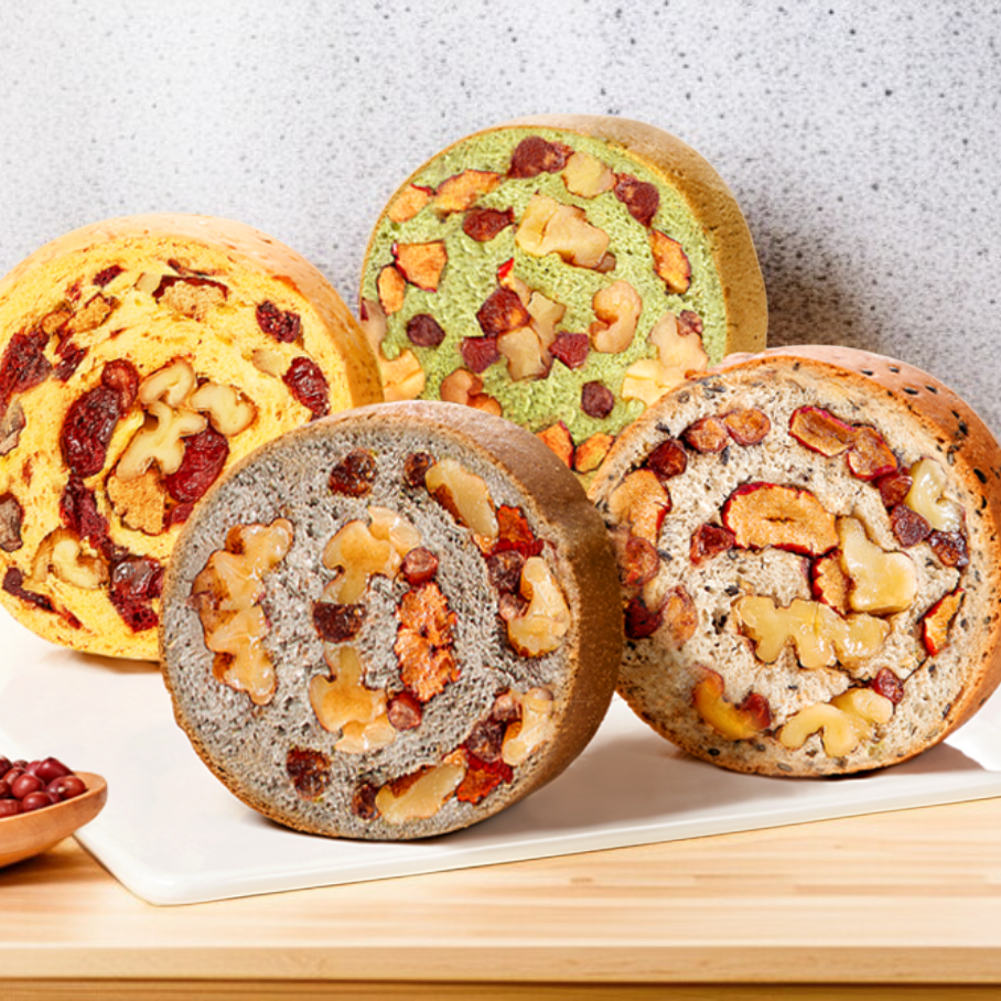 砂糖不使用全粒粉ナッツパン