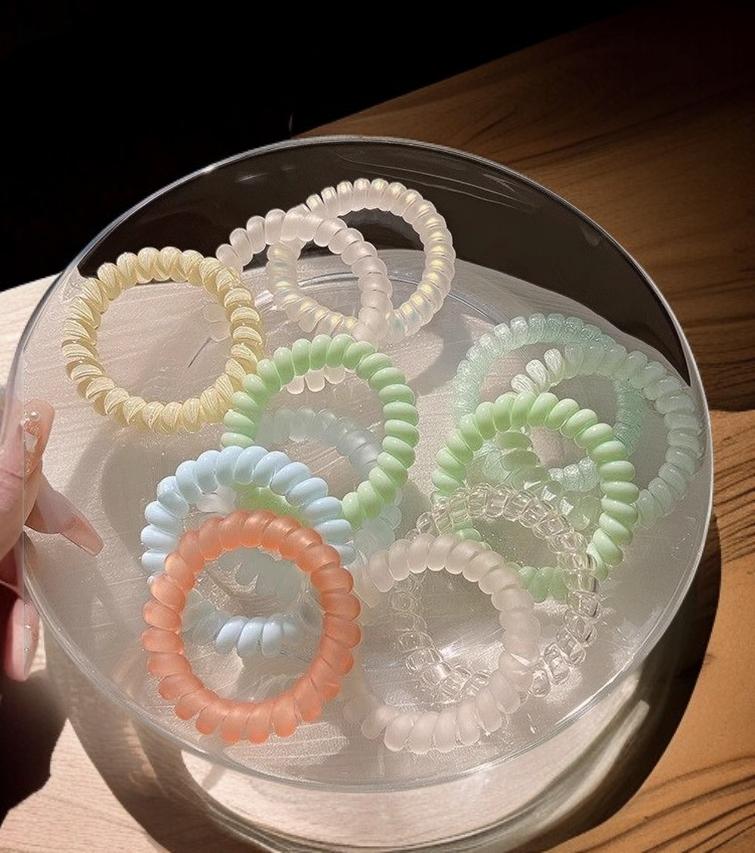 電話線髮圈多色選擇