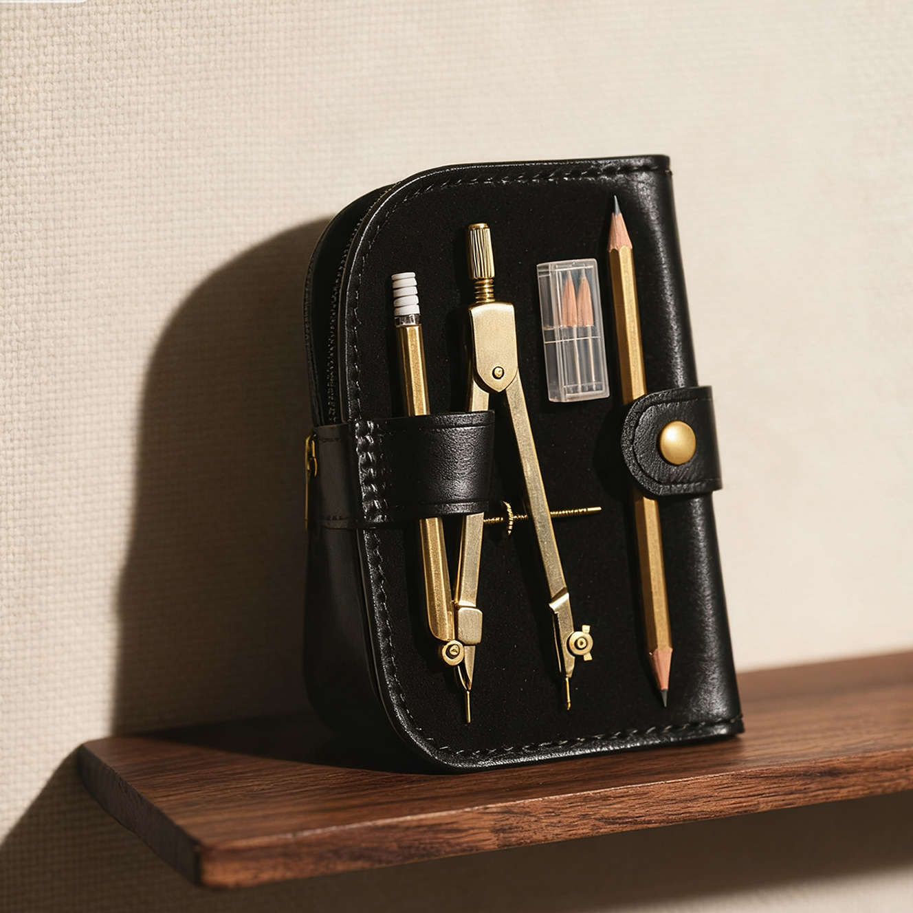 자체 디자인 가죽 드로잉 도구 세트