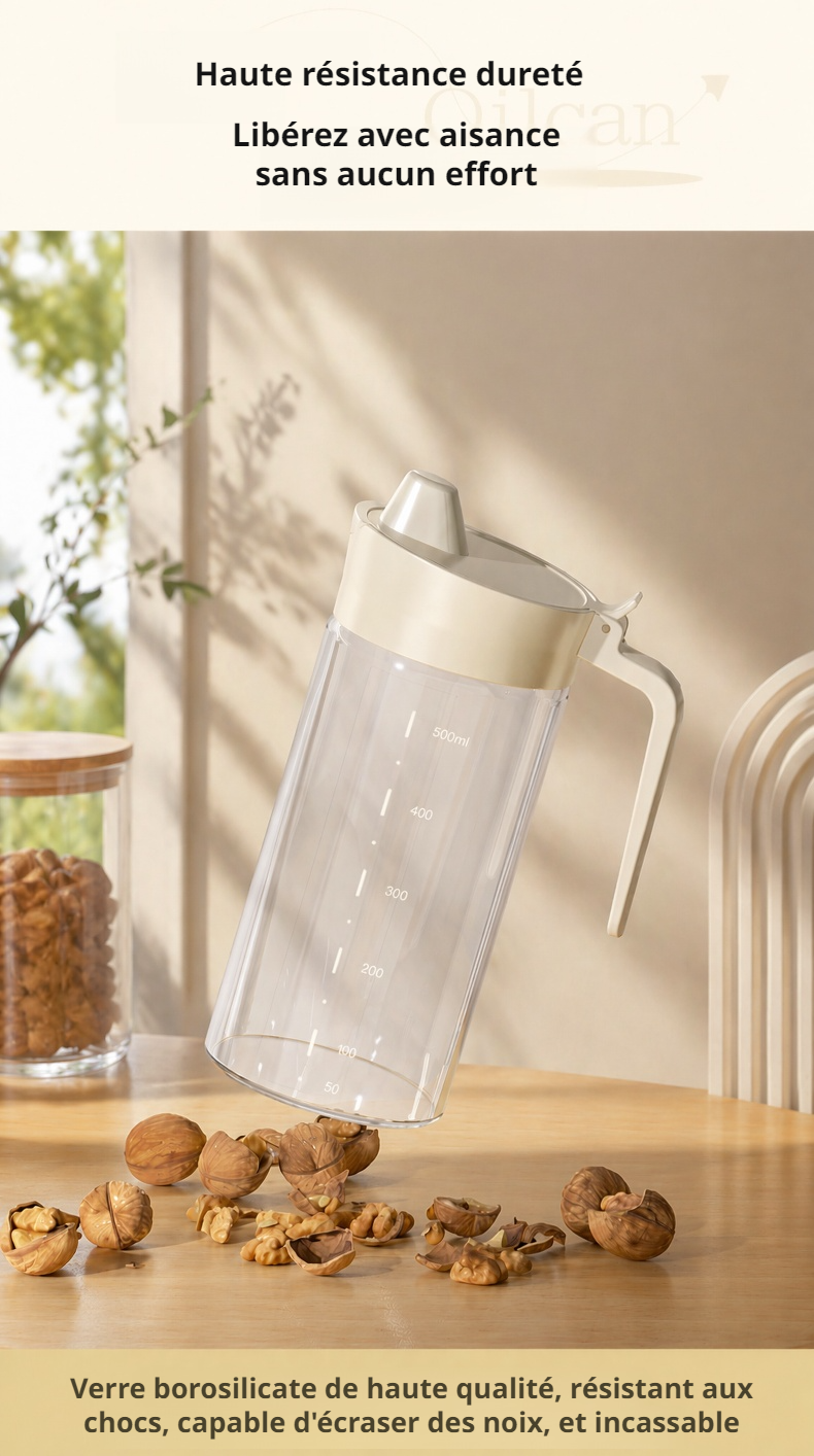 Bouteille d'huile design grande contenance