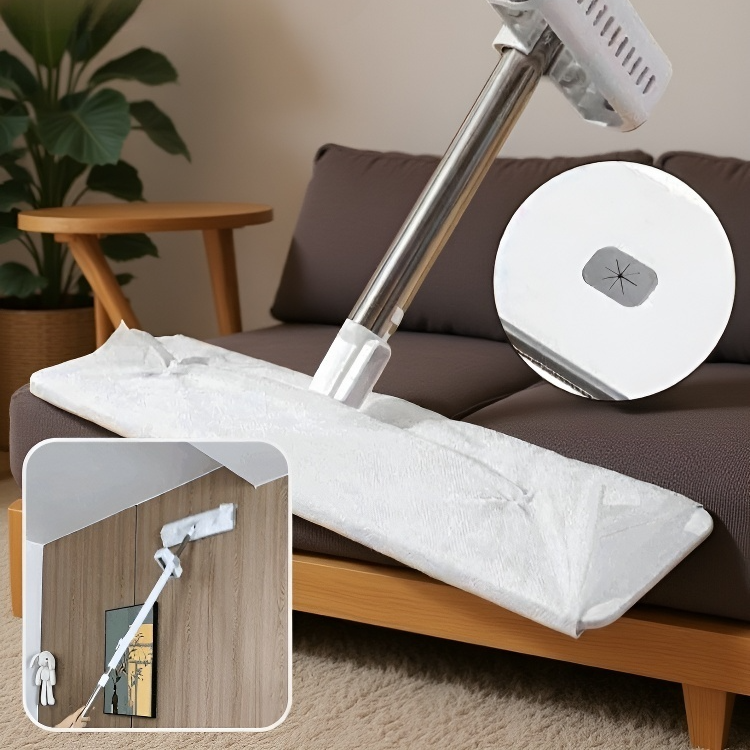 Fregona doméstica mejorada de lavado manual con un solo toque, limpieza de suelos para seco y húmedo