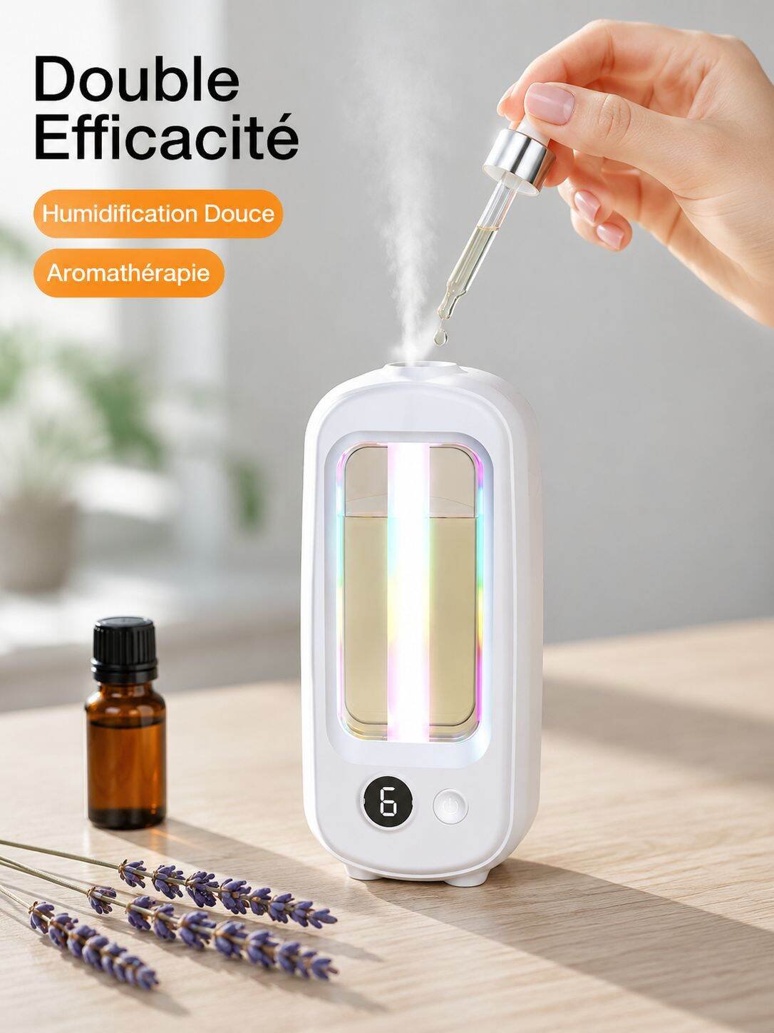 Diffuseur d'arômes intelligent avec humidificateur