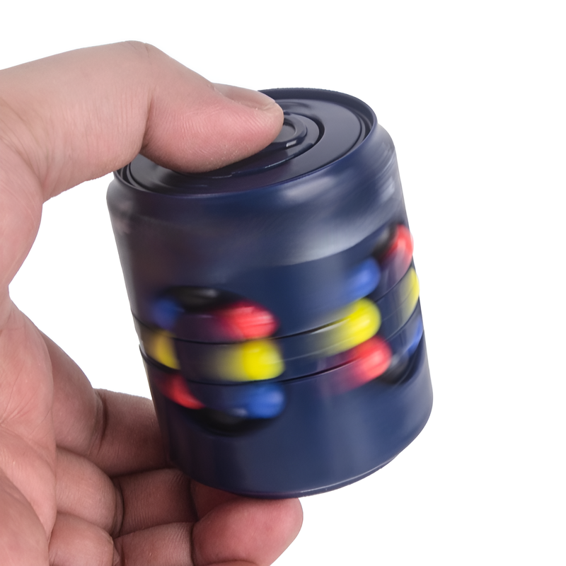 指先おもちゃ缶ボールコマ