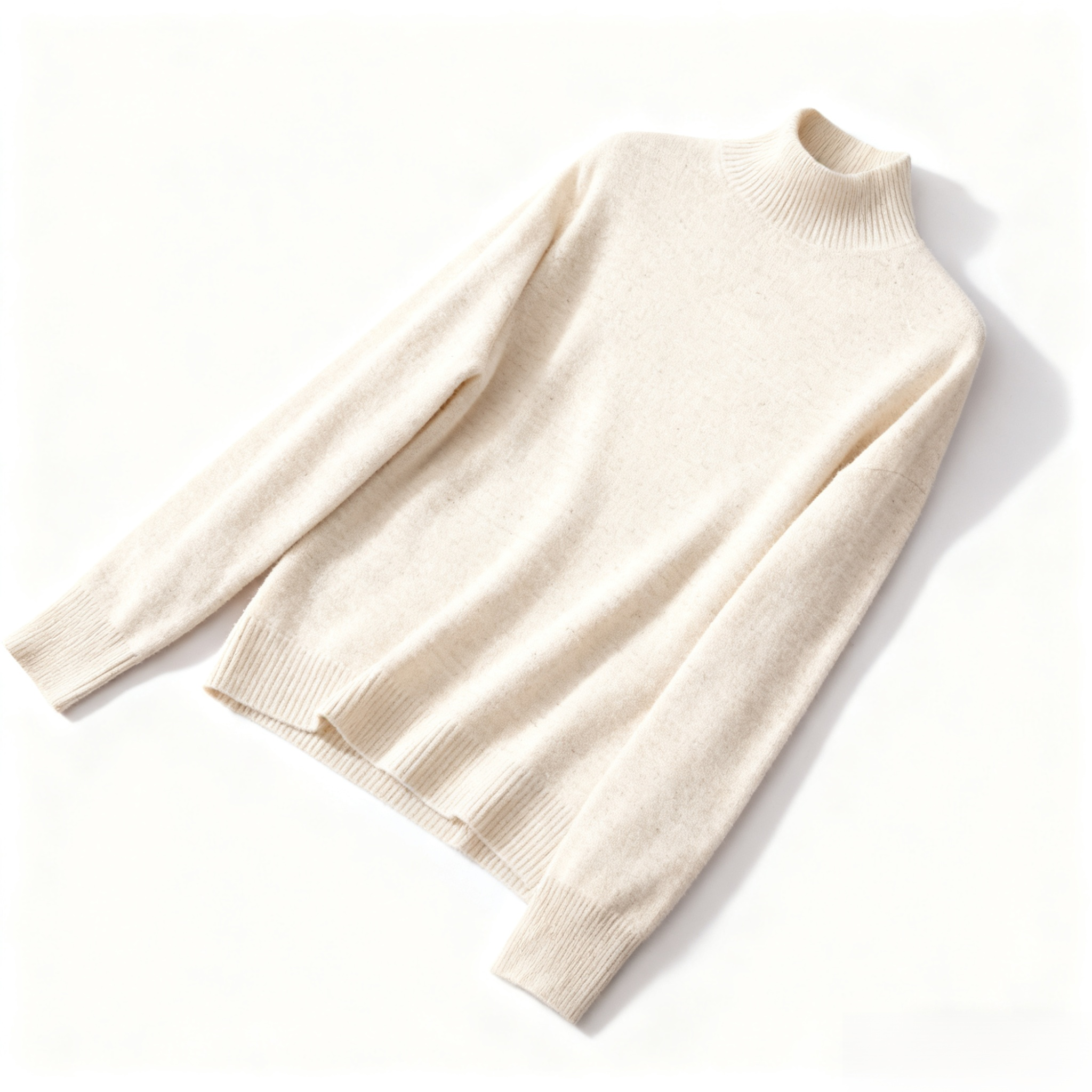 새로운 솔기 없는 순수 양모 스웨터