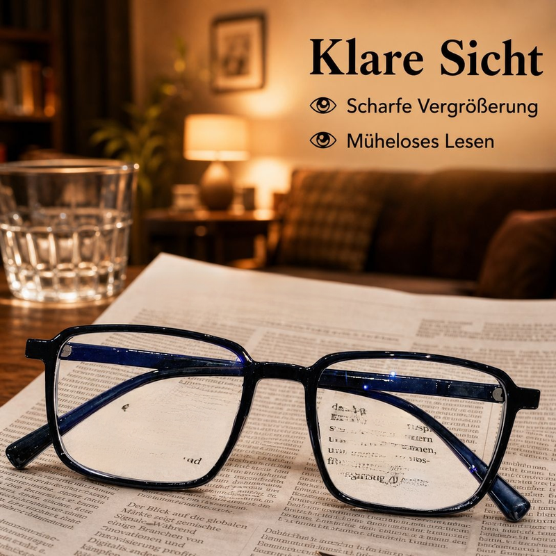 Blaulichtfilter-Lesebrille für Damen und Herren mittleren und höheren Alters