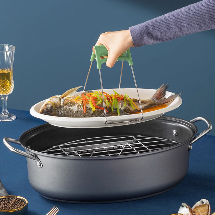 หม้อนึ่งสแตนเลสรูปปลา