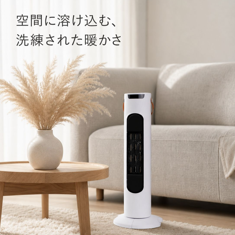 家庭用グラフェンタワーファンヒーター