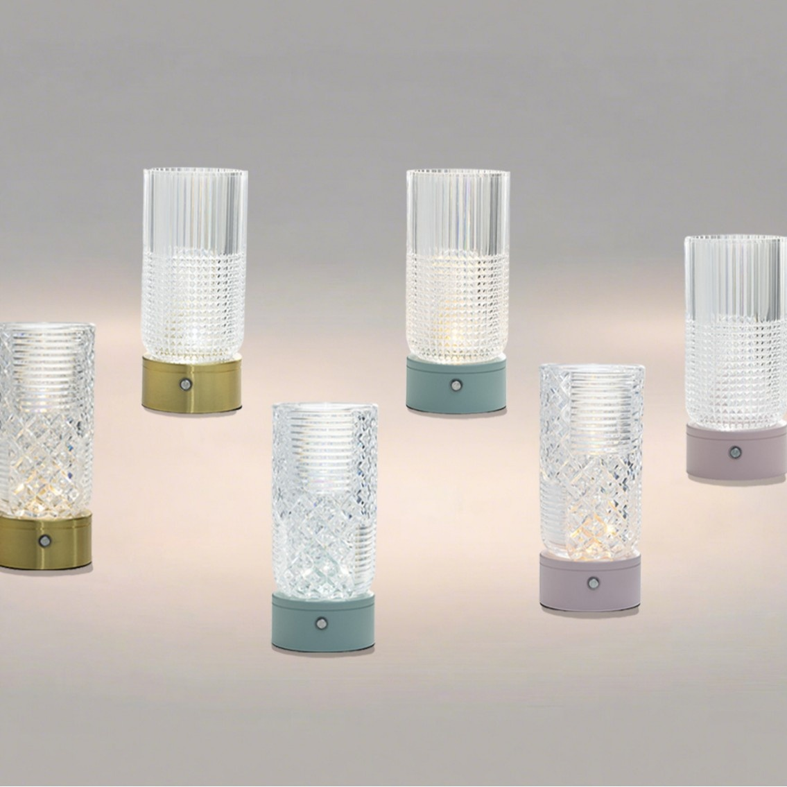 Vase LED style nordique avec éclairage d'ambiance