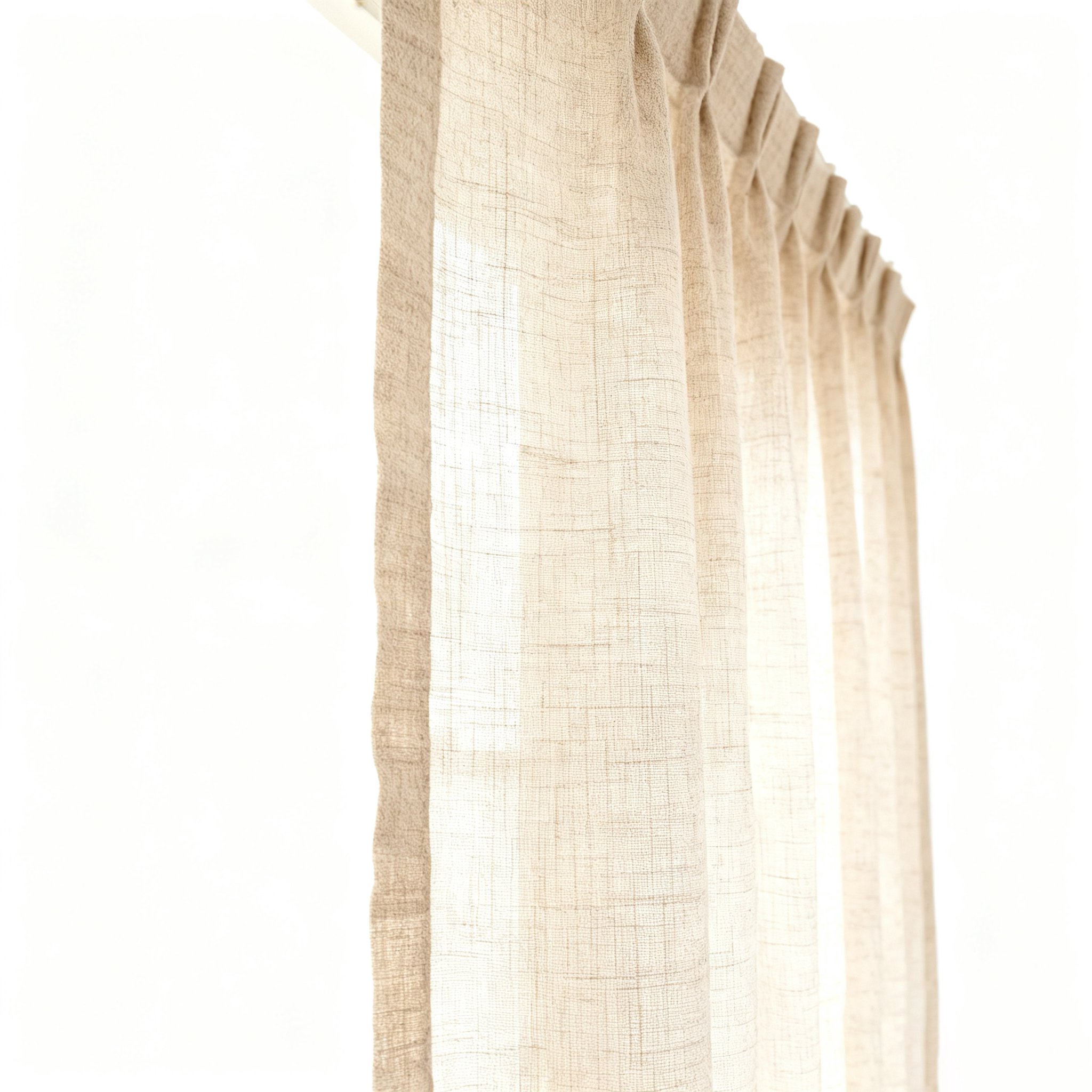  ナチュラルコットンリネンカーテン