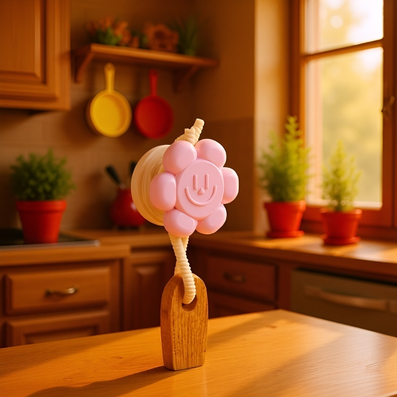 Přísavková rukojeť na skleněné dveře kuchyňské skříňky, bez vrtání