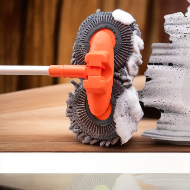 세차 밀대 전용 롱 손잡이 브러쉬 더블 스트레치 셰니얼 세차 브러쉬 자동차 전용 손쉬운 세차 도구 차 상하지 않음