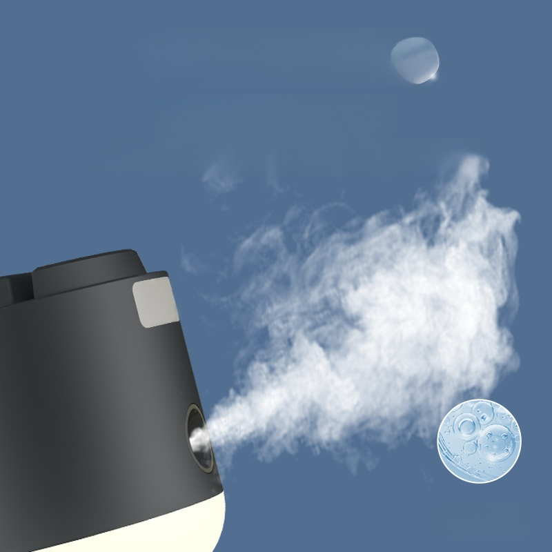 Lámpara de pulverización con ventilador