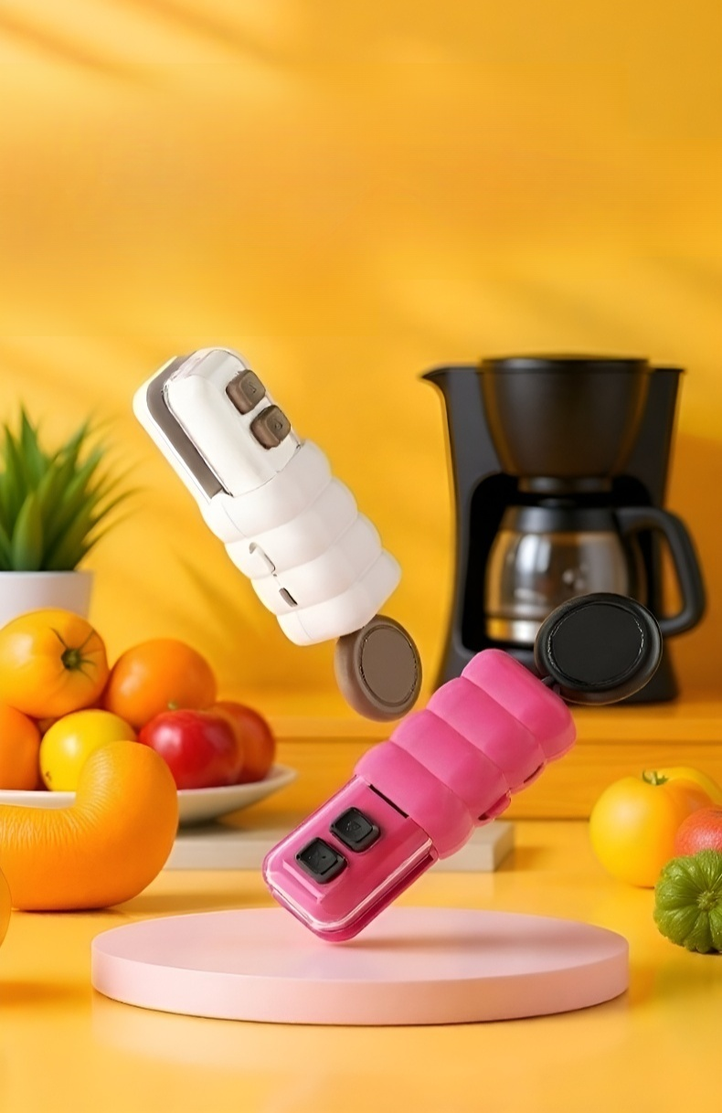 Cartoon design mini sealing machine for snacks and food bags