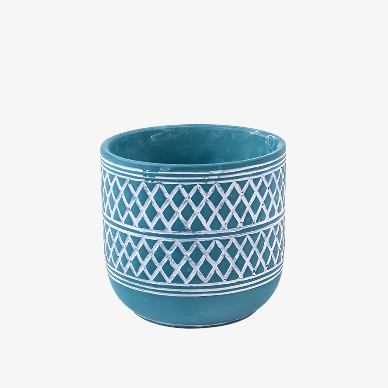 Durable ceramic planter for small plants
