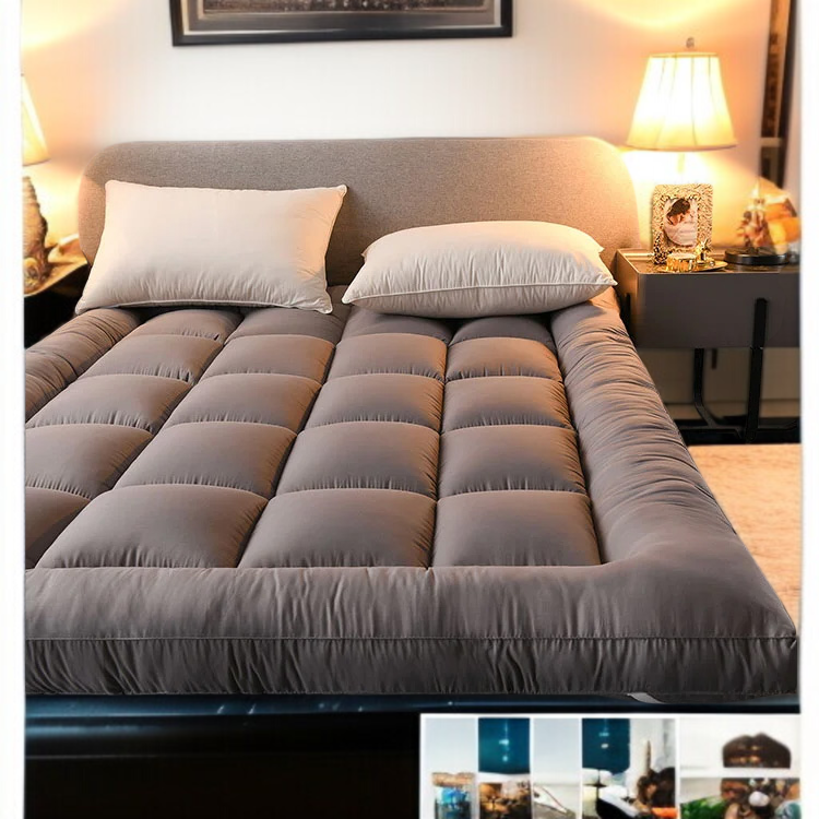 学生寮 羽毛布団 立体厚手 ソフトマットレス 羽毛布団 フロアマットレス キルト