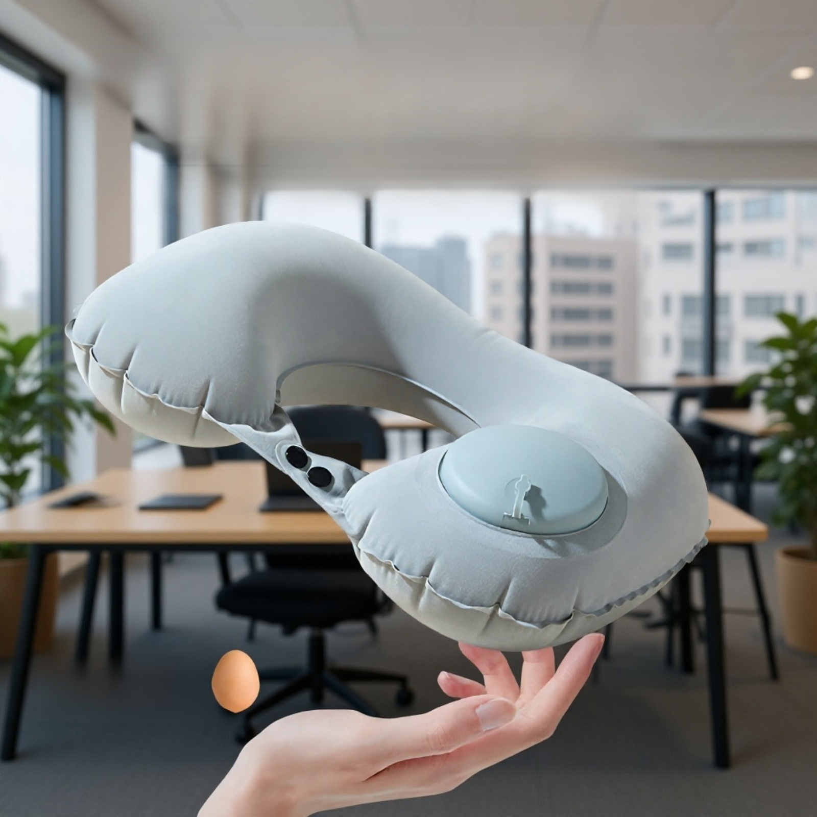 وسادة دعم الرقبة على شكل U