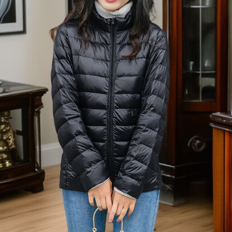 女士短款輕薄羽絨服
