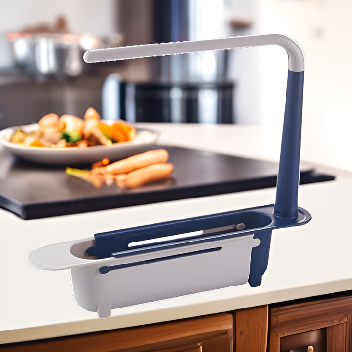 주방 싱크 배수 랙 다기능 확장형 필터 바스켓