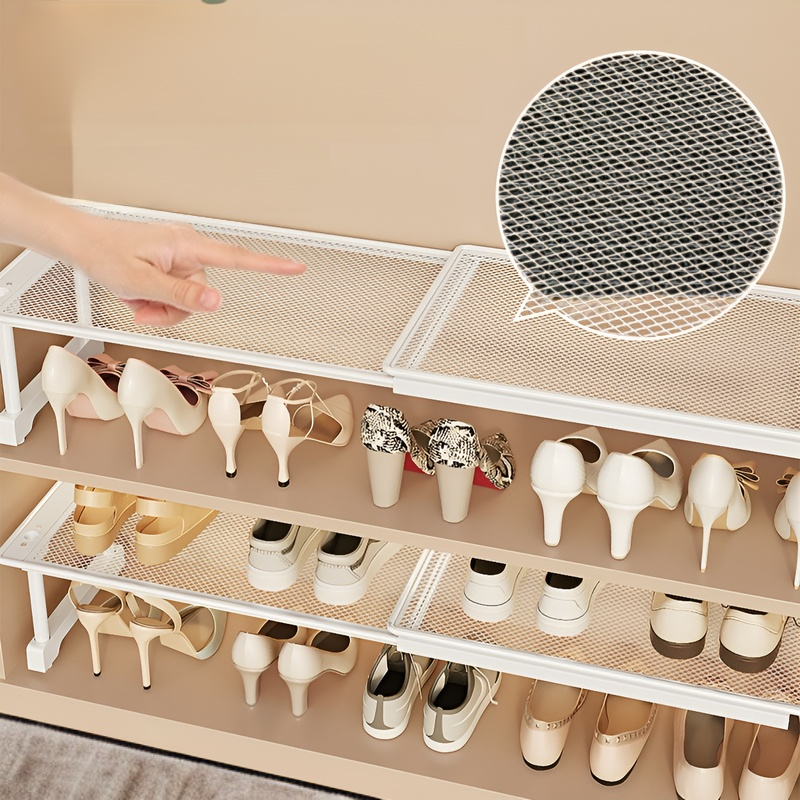 靴キャビネット収納 階層型仕切り 引き込み式 省スペース 靴収納 アーティファクト分離ラック 靴ラック 靴トレイ