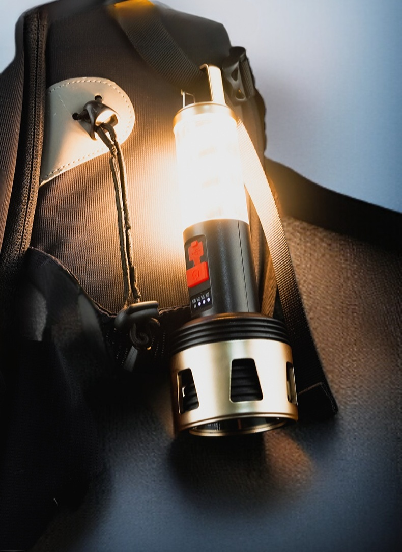 Wiederaufladbare Doppelte Lichtquelle Taschenlampe