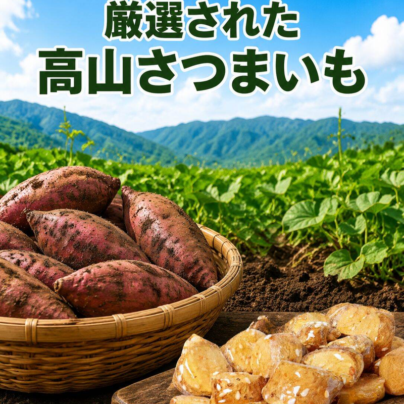 サクサク健康さつまいもスナック