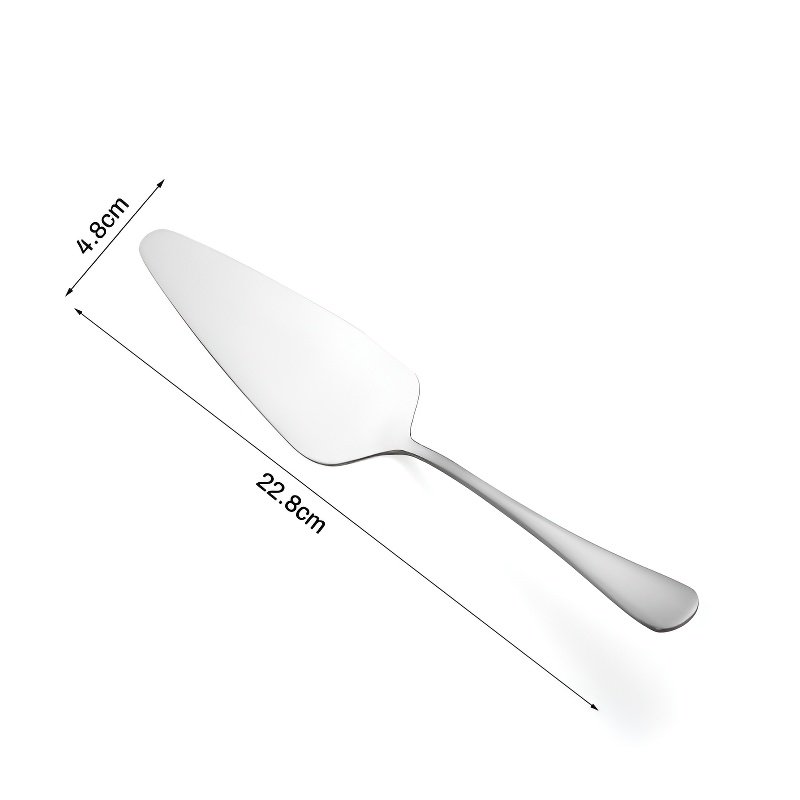 อุปกรณ์ตักพิซซ่าและเค้กสแตนเลส สำหรับใช้ในบ้าน ตัดชีสและครีม เครื่องมือเบเกอรี่ในครัว