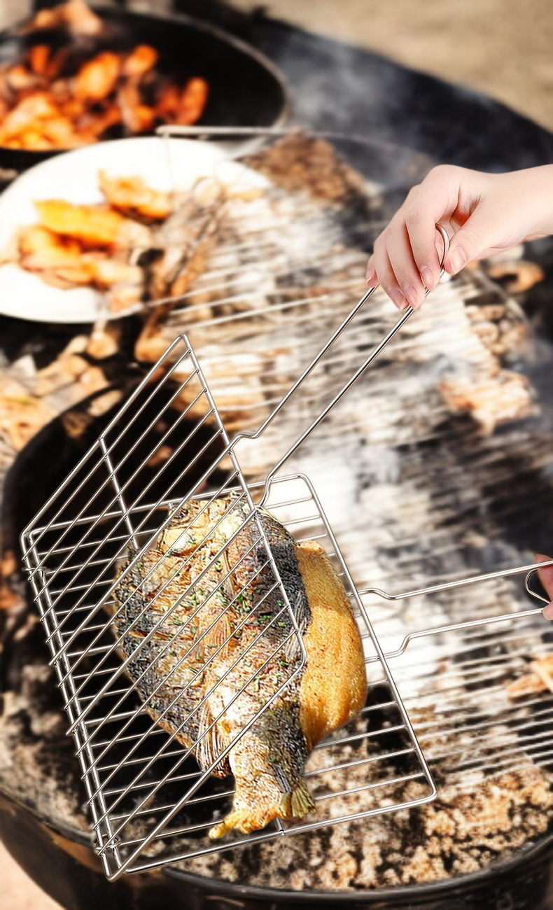 다용도 접이식 바베큐 그릴 전면 사진