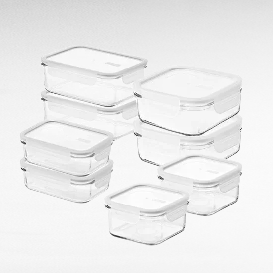  Fine Powder Grid Refrigerator Organizer Box