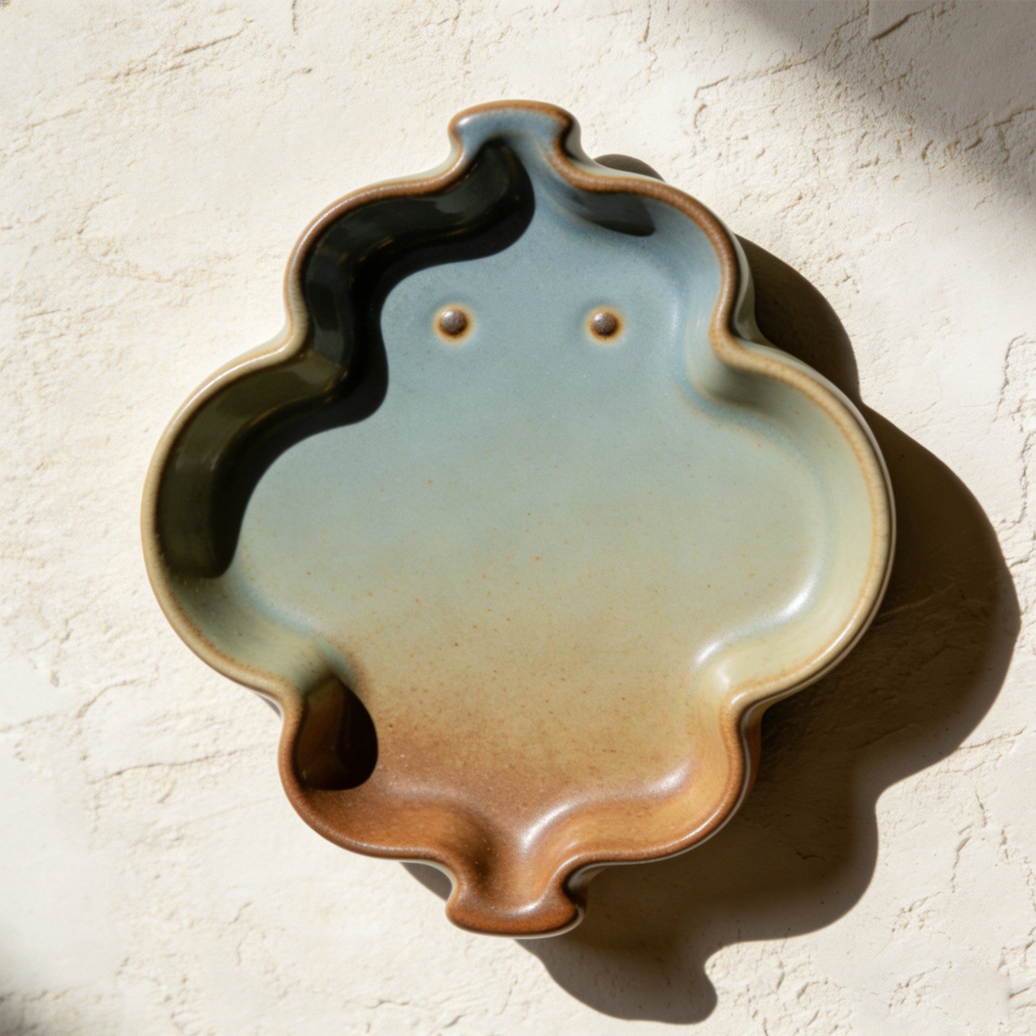 Premium Ceramic Tea Tray Set (6 Pieces)