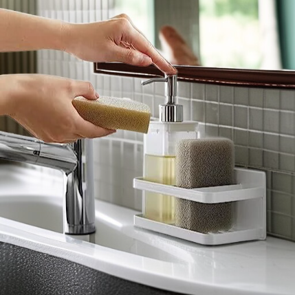 Toilet Paper Organizer Box with Wall Mount Design