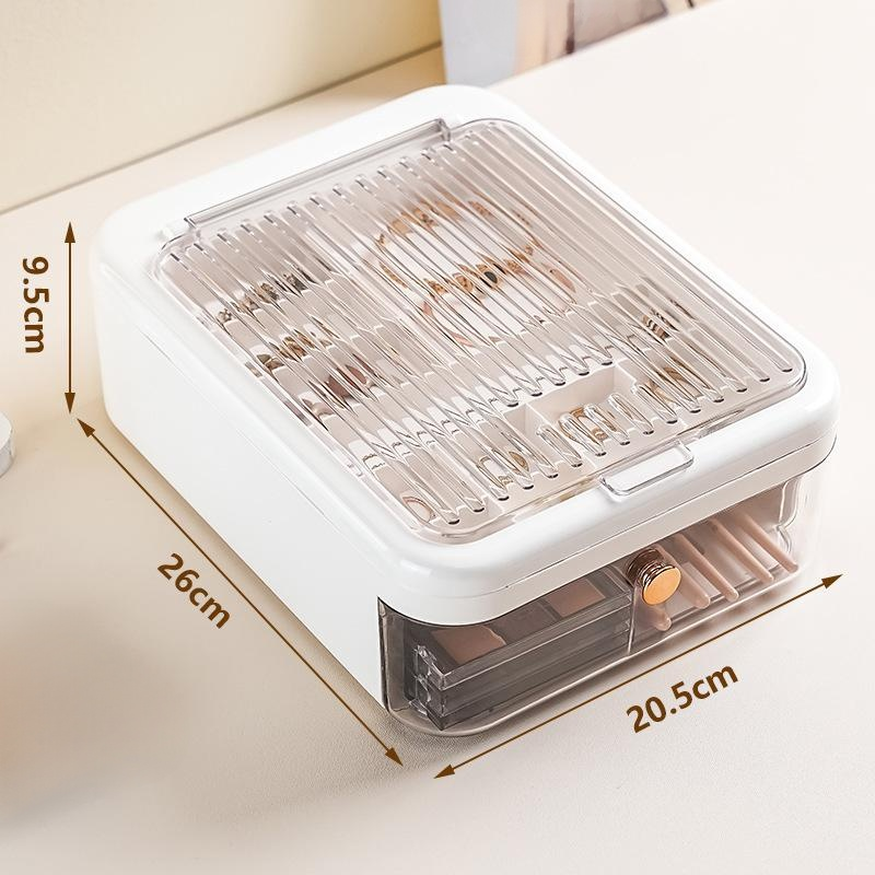 Large capacity segmented high-end jewelry box
