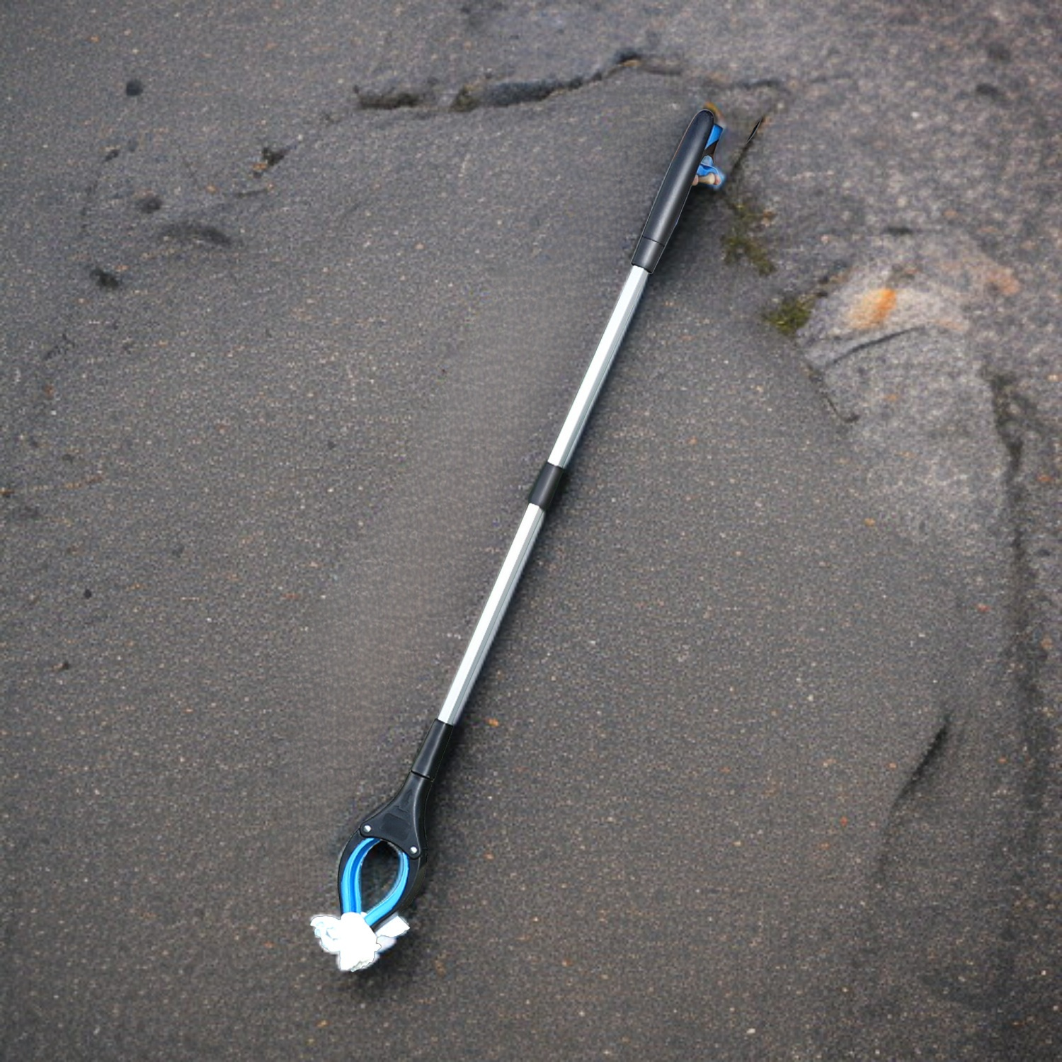 Multifunktionale faltbare Müllzange aus Aluminium – Greifwerkzeug für die Straßenreinigung