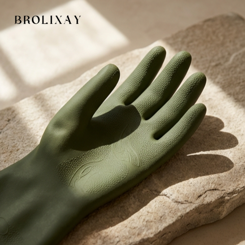 ถุงมือกันน้ำมัน / ถุงมือทนน้ำมัน