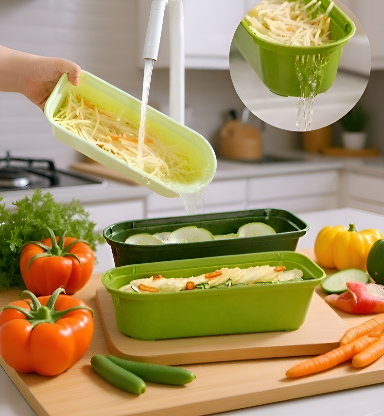 주방에서 사용하는 감자 슬라이서