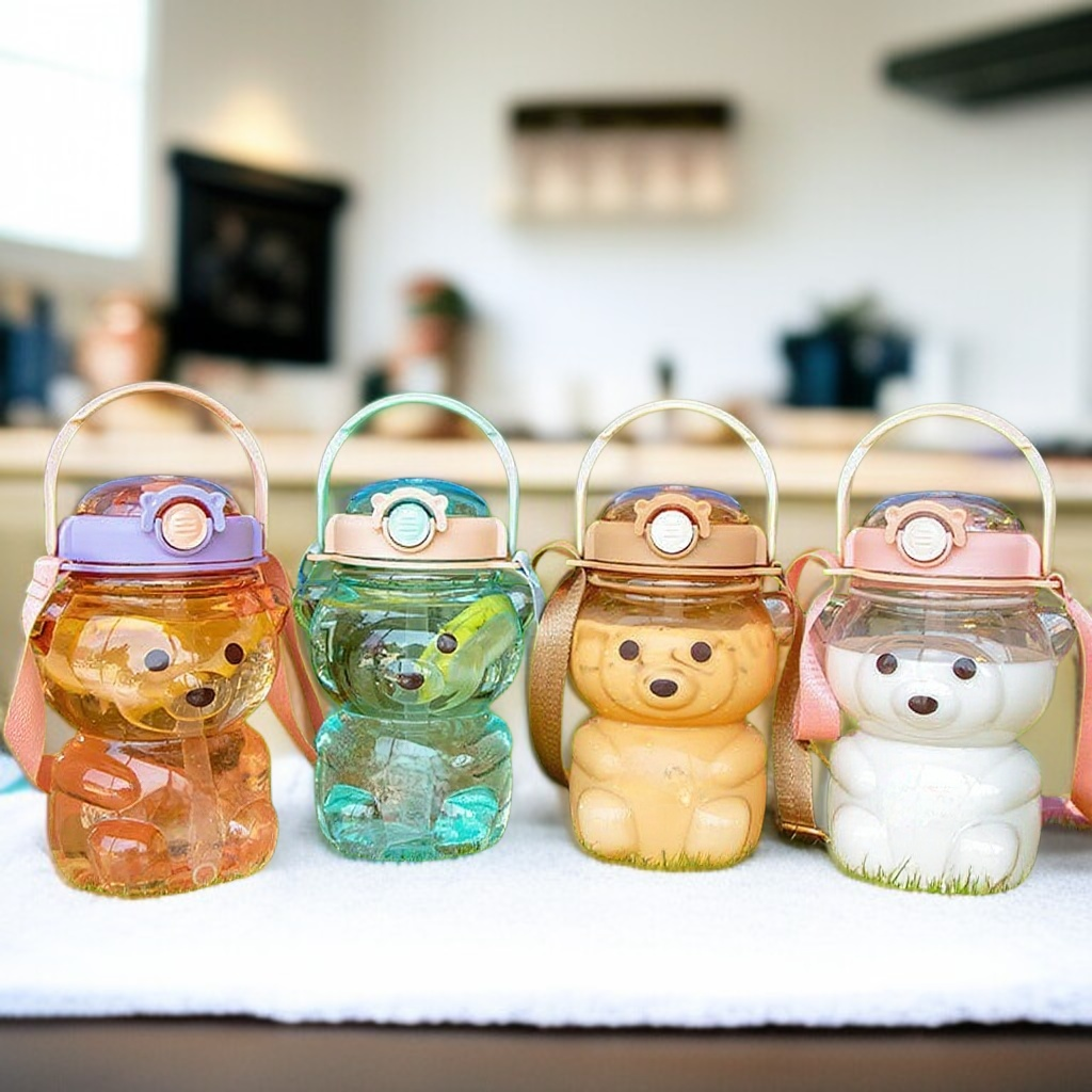 Children's plastic cup straw water cup